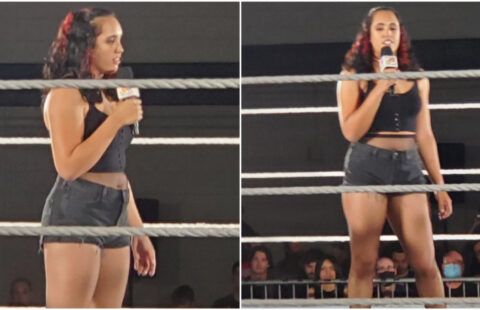 The Rock's daughter, Simone Johnson, delivers first ever WWE promo