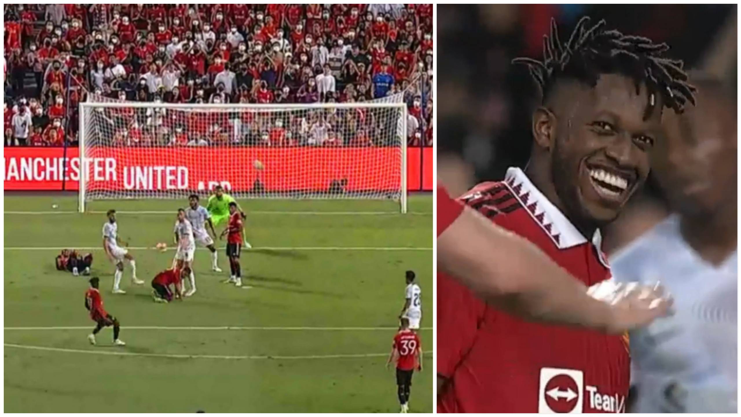 Fred scores sensational chip as Man Utd race into stunning 3-0 lead vs Liverpool