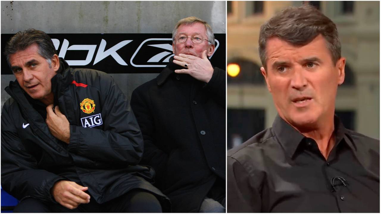 Roy Keane talking about former Man Utd assistant manager Carlos Queiroz on live TV is a classic