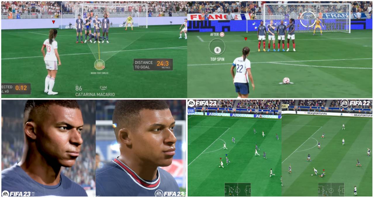 FIFA 23: Comparison video shows difference in graphics to FIFA 22
