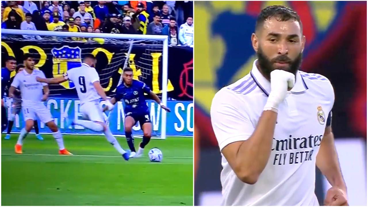 Karim Benzema proves he has 'most lethal finesse shot in the world' with stunner v Club America
