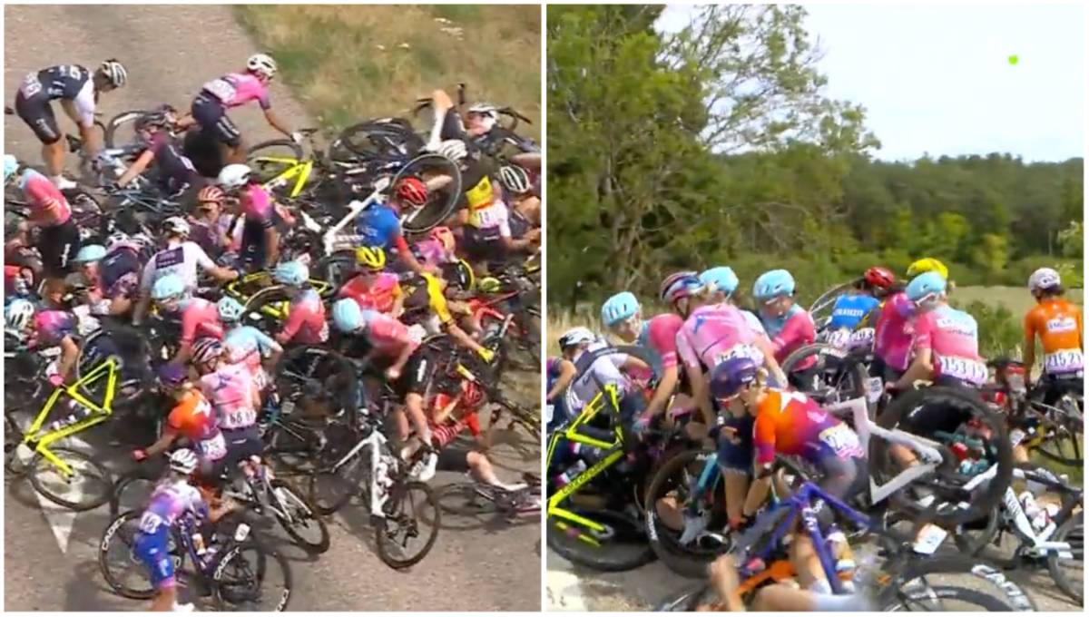 Tour de France Femmes crash