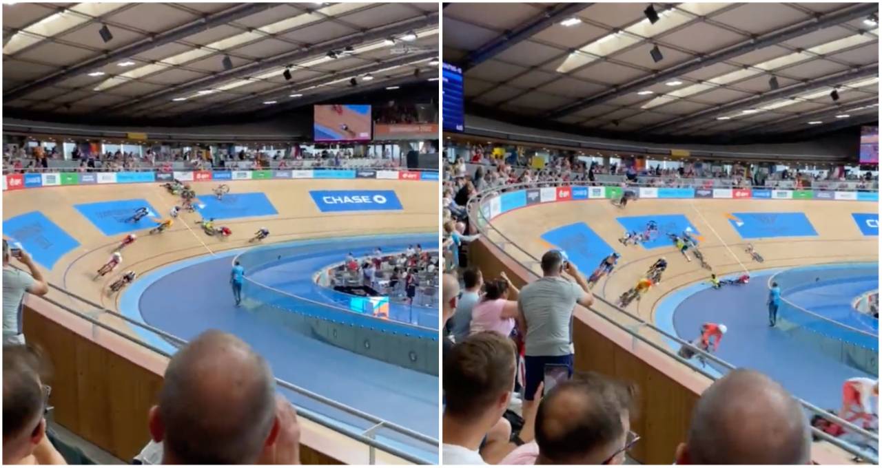 Track cycling crash: Commonwealth Games event abandoned after rider collides with fans