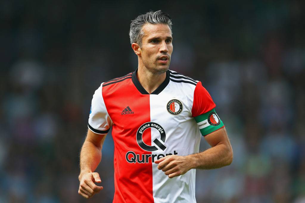 Robin van Persie in action for Feyenoord