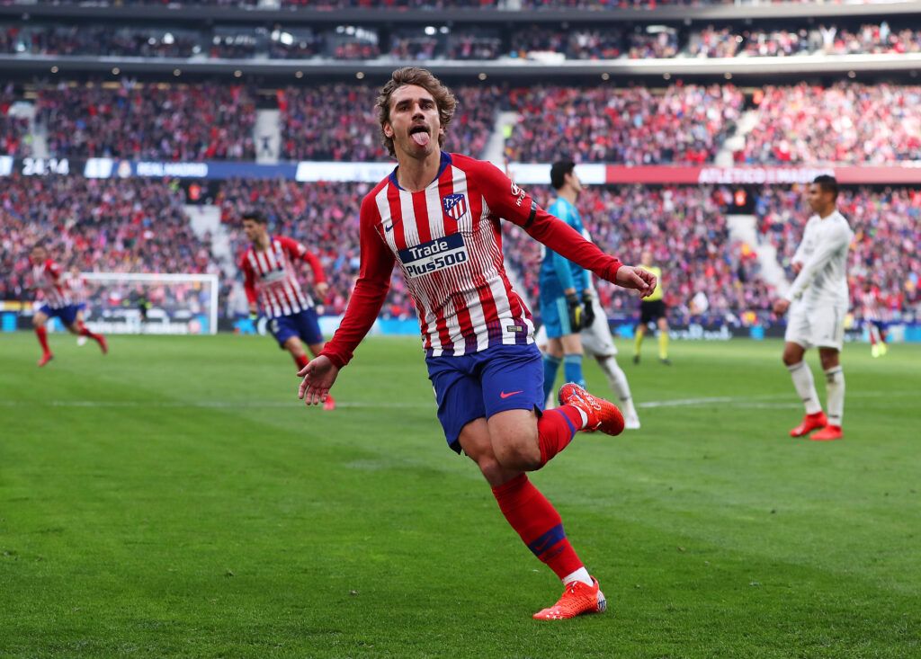 Antoine Griezmann with Atletico Madrid