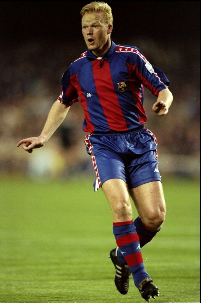 Ronald Koeman with Barcelona