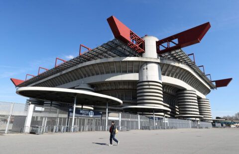 The San Siro, home of AC Milan and Inter Milan
