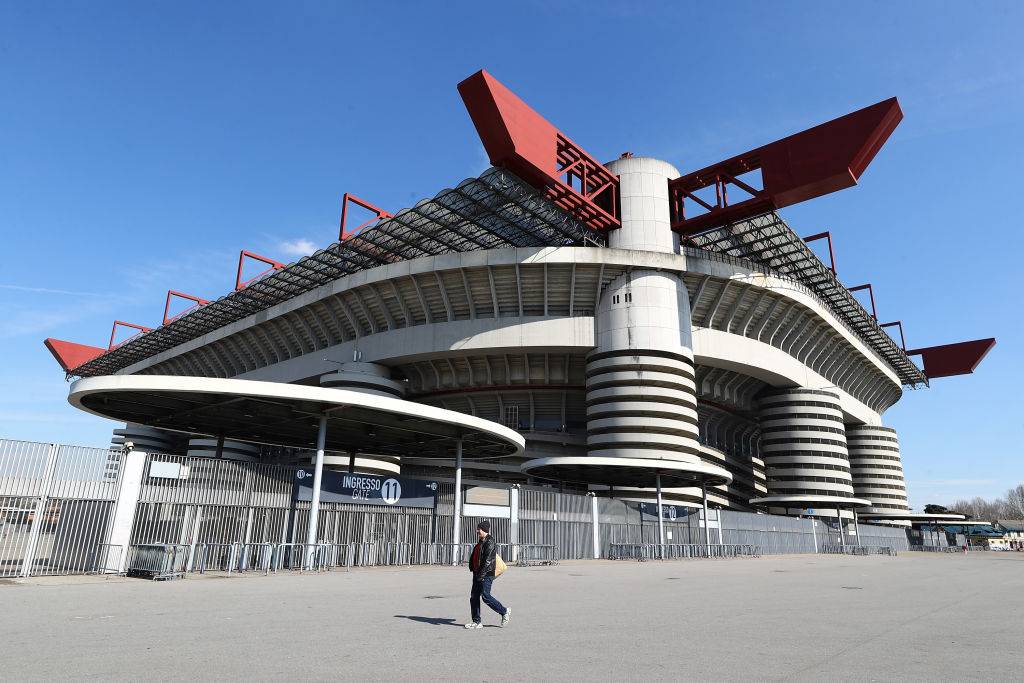 The San Siro, home of AC Milan and Inter Milan