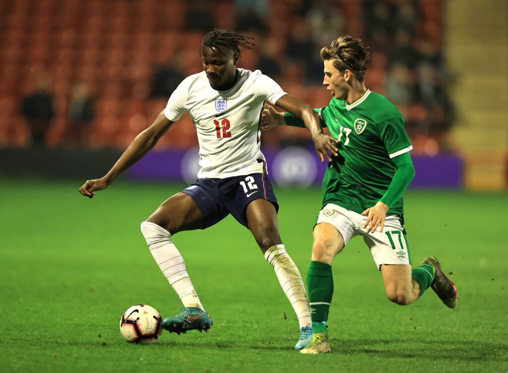 Oyegoke retains possession for England against Republic of Ireland under-19