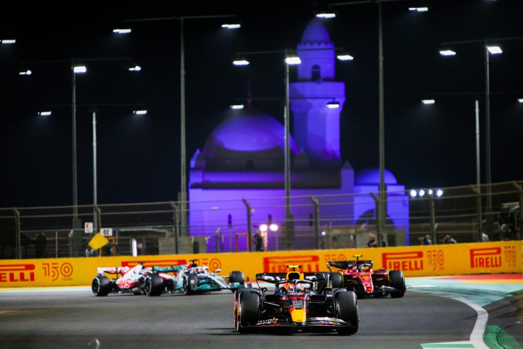 Sergio Perez at the Saudi Arabian GP