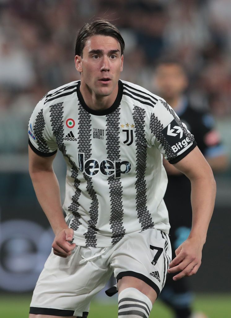 Juventus striker, Dusan Vlahovic