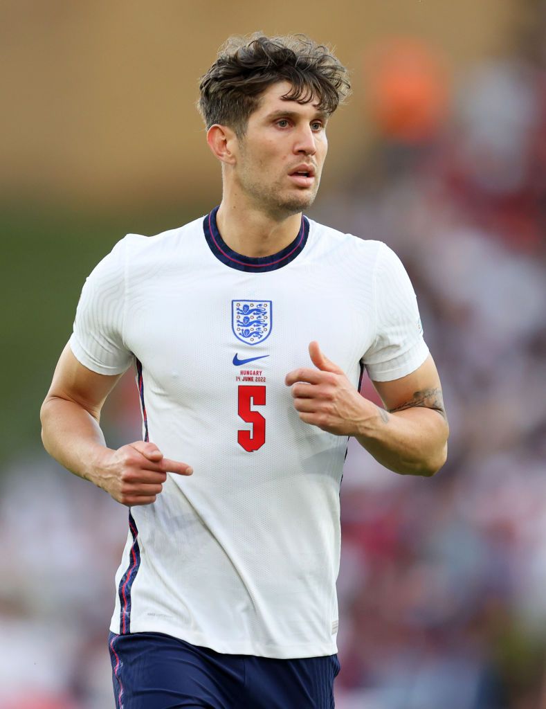 John Stones in action for England