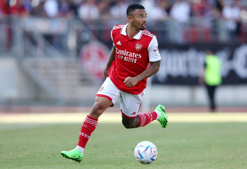Gabriel Jesus in action for Arsenal