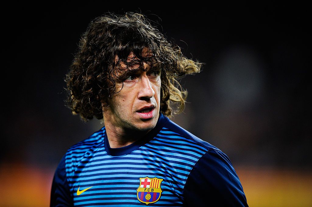 Carles Puyol in action for Barcelona