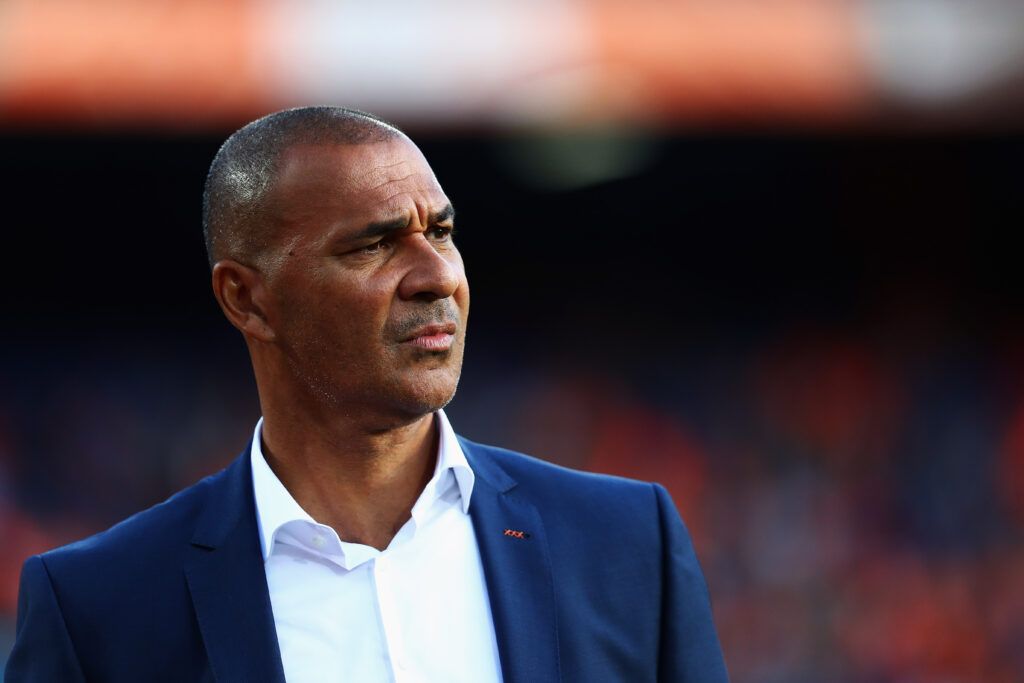 ROTTERDAM, NETHERLANDS - JUNE 09:  Netherlands Assistant Head Coach / Manager, Ruud Gullit looks on during the FIFA 2018 World Cup Qualifier between the Netherlands and Luxembourg held at De Kuip or Stadion Feijenoord on June 9, 2017 in Rotterdam, Netherlands.  (Photo by Dean Mouhtaropoulos/Getty Images)