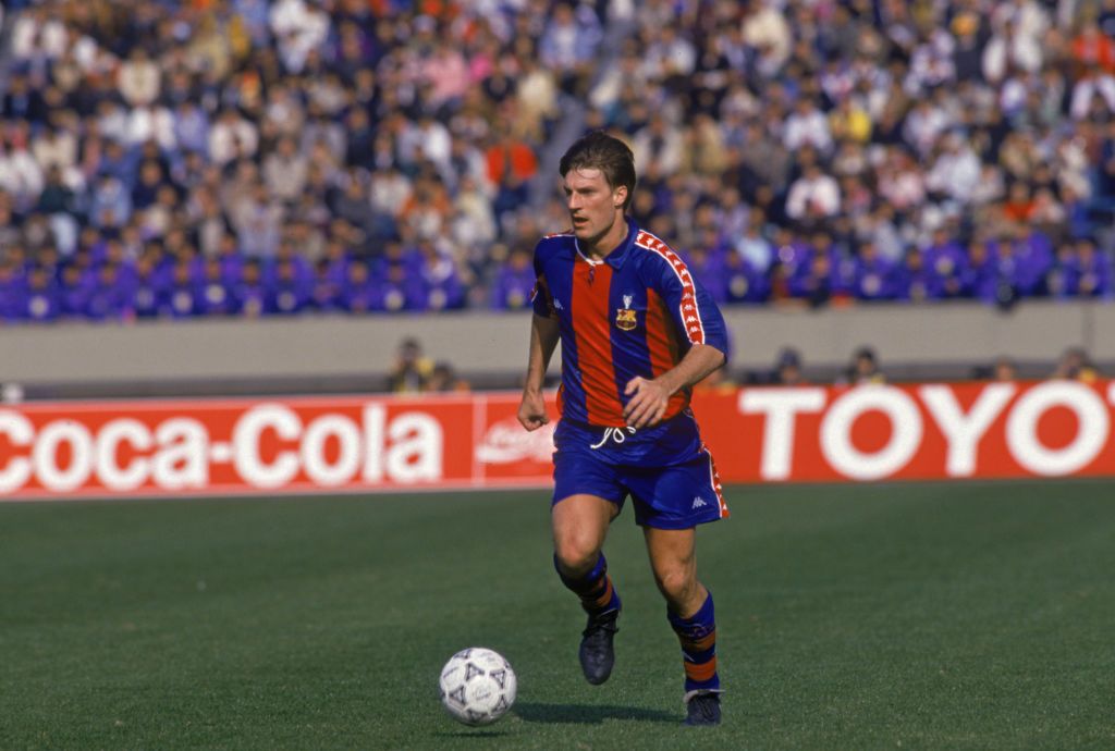 Michael Laudrup with Barcelona