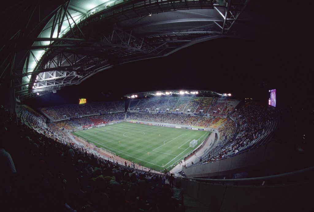 General view of the Suwon World Cup Stadium