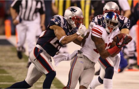 Mario Manningham, Patrick Chung, Sterling Moore