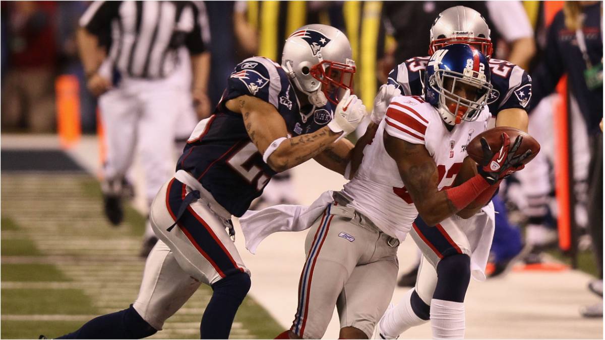 Mario Manningham, Patrick Chung, Sterling Moore