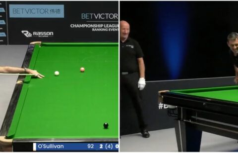 Ronnie O'Sullivan Breaks Wind Whilst Playing Shot