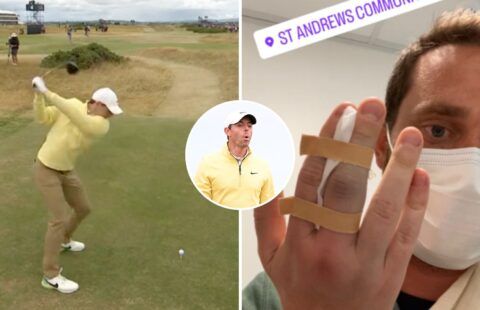 Rory McIlroy Fractures Fan Hand At The Open