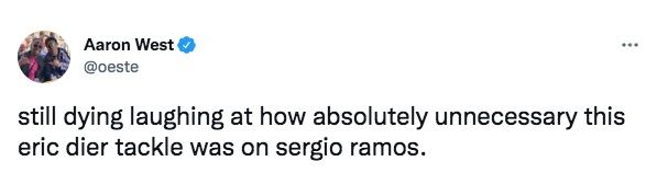 Eric Dier contra Sergio Ramos