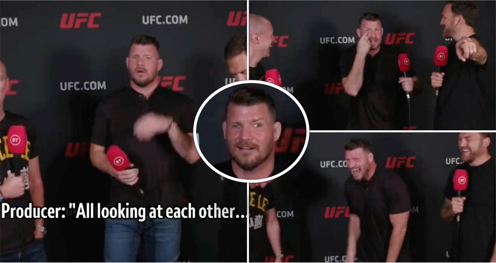 UFC: Michael Bisping plays with fake eye to meet producer's demands in hilarious clip