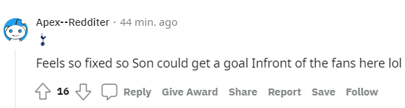 Reddit fan reaction as Spurs receive dodgy handball in pre-season
