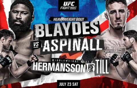 UFC Fight Night Aspinall vs Blaydes