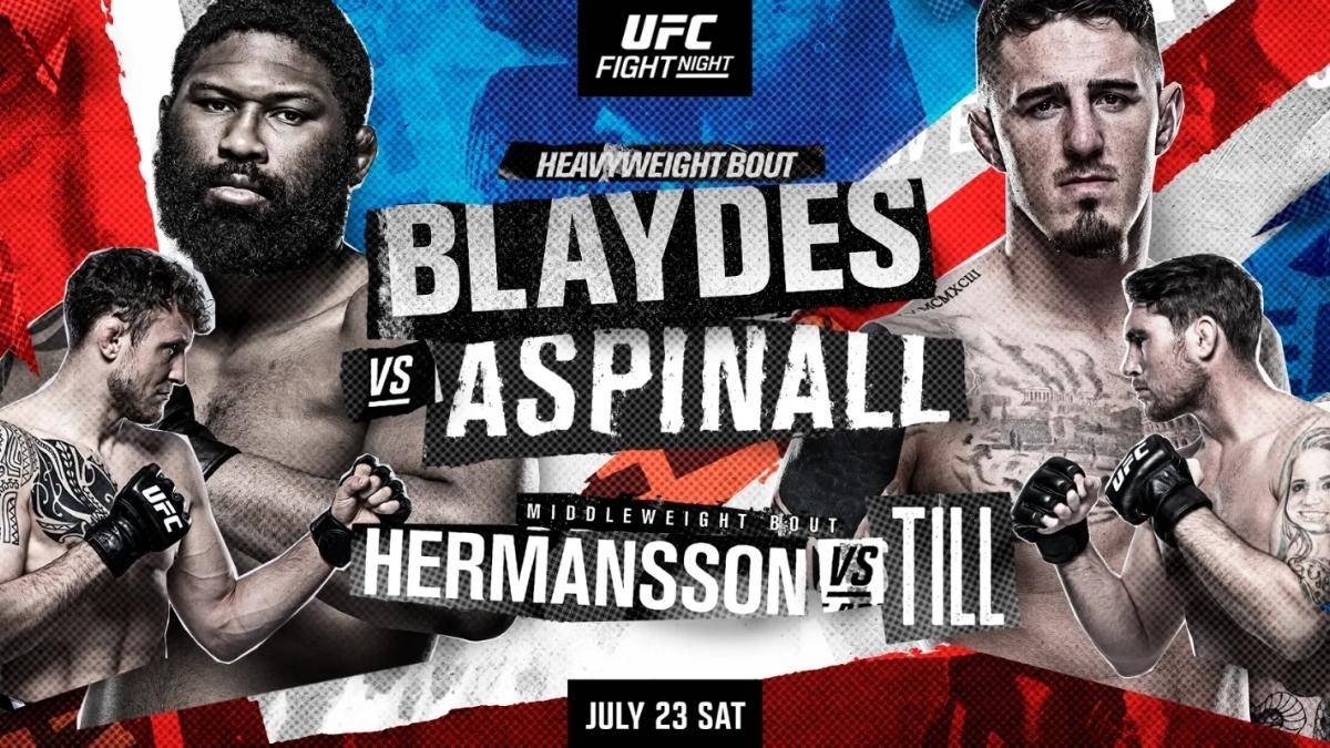 UFC Fight Night Aspinall vs Blaydes
