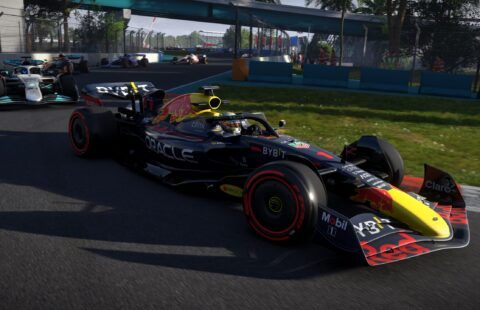Red Bull Racing's Max Verstappenin F1 22.