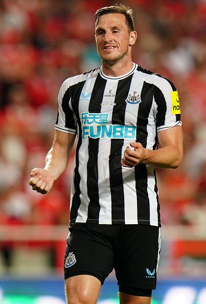 Wood playing for Newcastle.