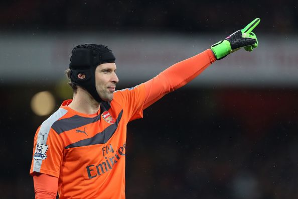 Cech during his Arsenal days.