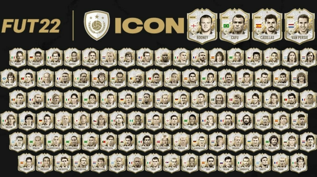 Icons in FIFA 22