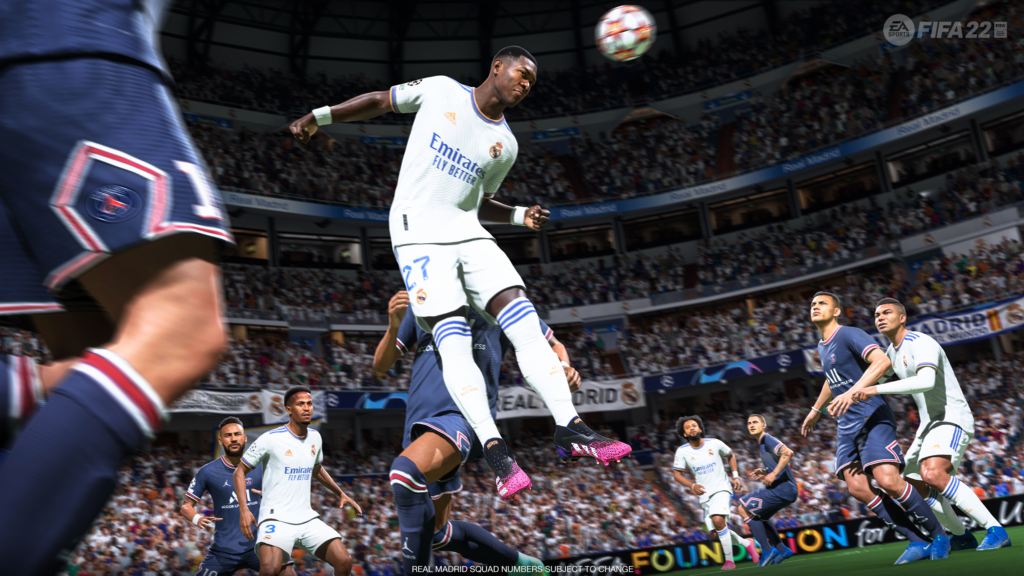 FIFA 22 Alaba header