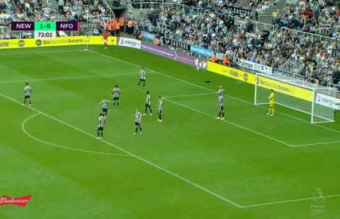 Nottingham Forest's bizarre corner routine vs Newcastle went wrong