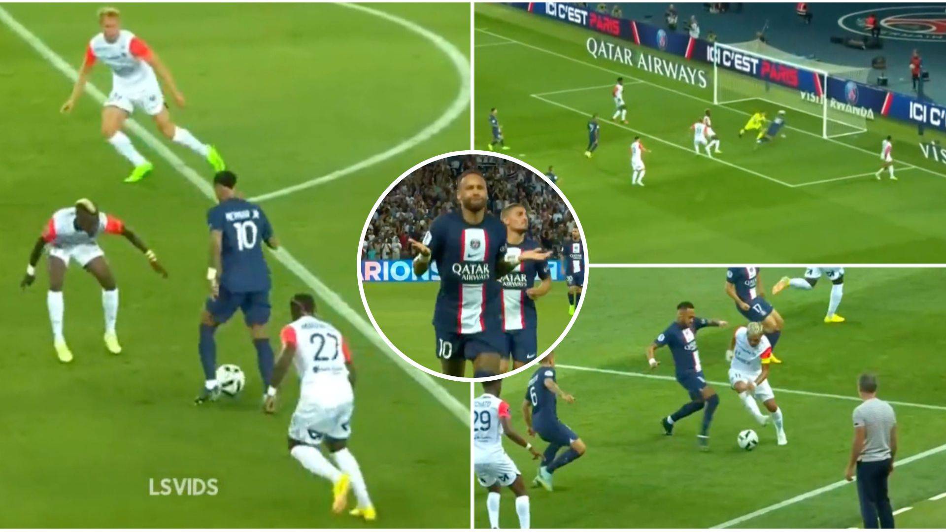 Neymar highlights vs Montpellier