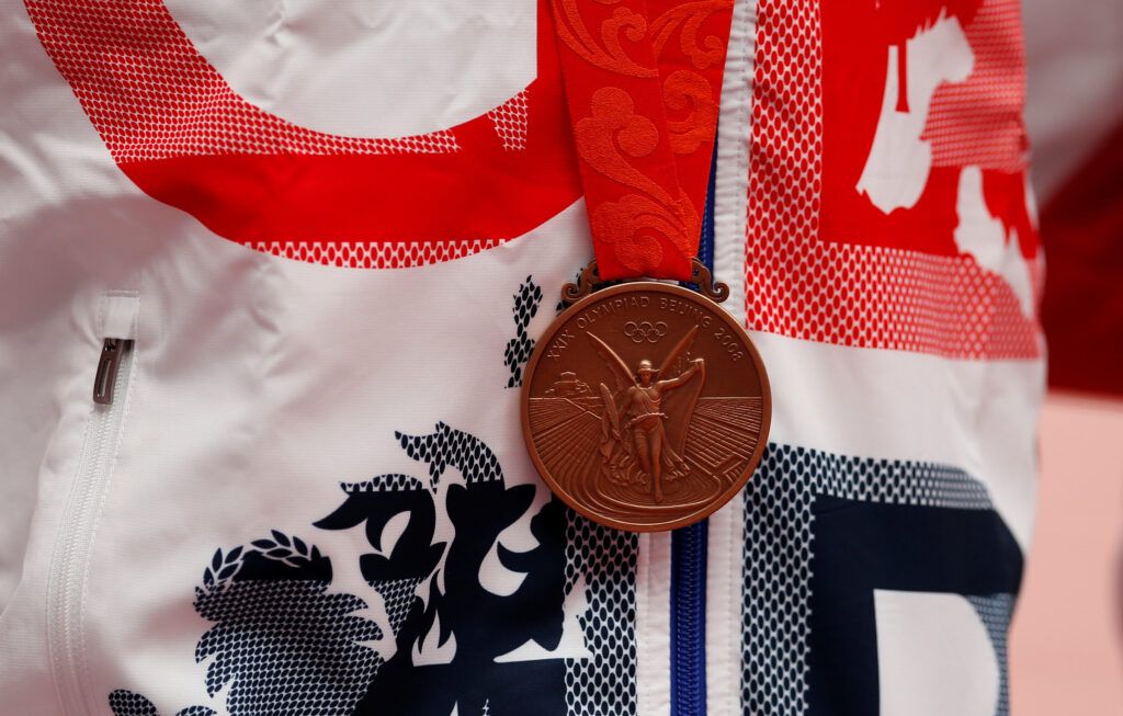 A GB athlete's Olympic medal.