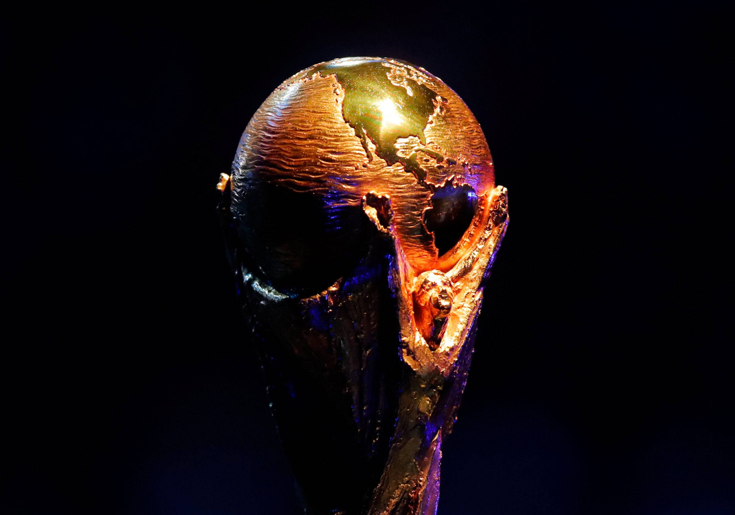The World Cup trophy.
