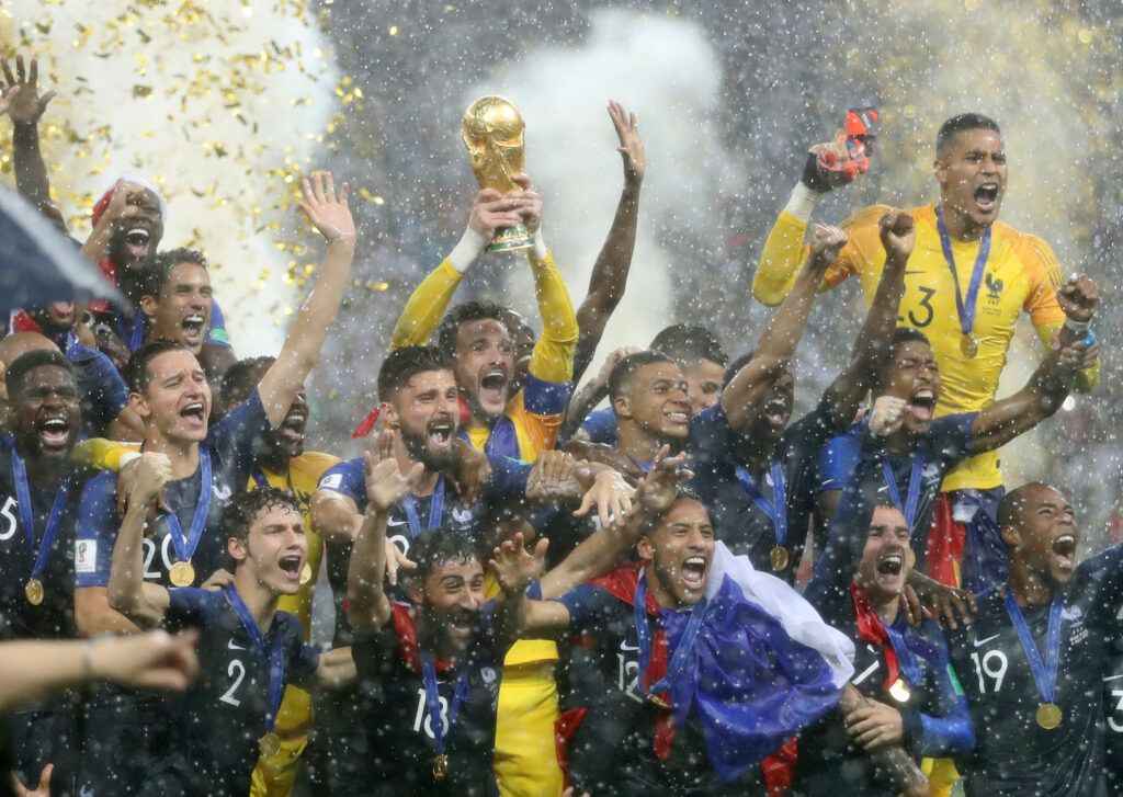 World Cup winners France in 2018