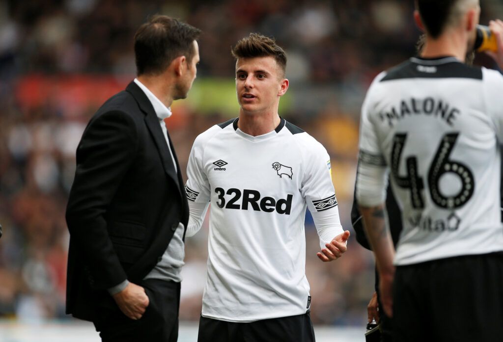 Frank Lampard and Mason Mount at Derby County
