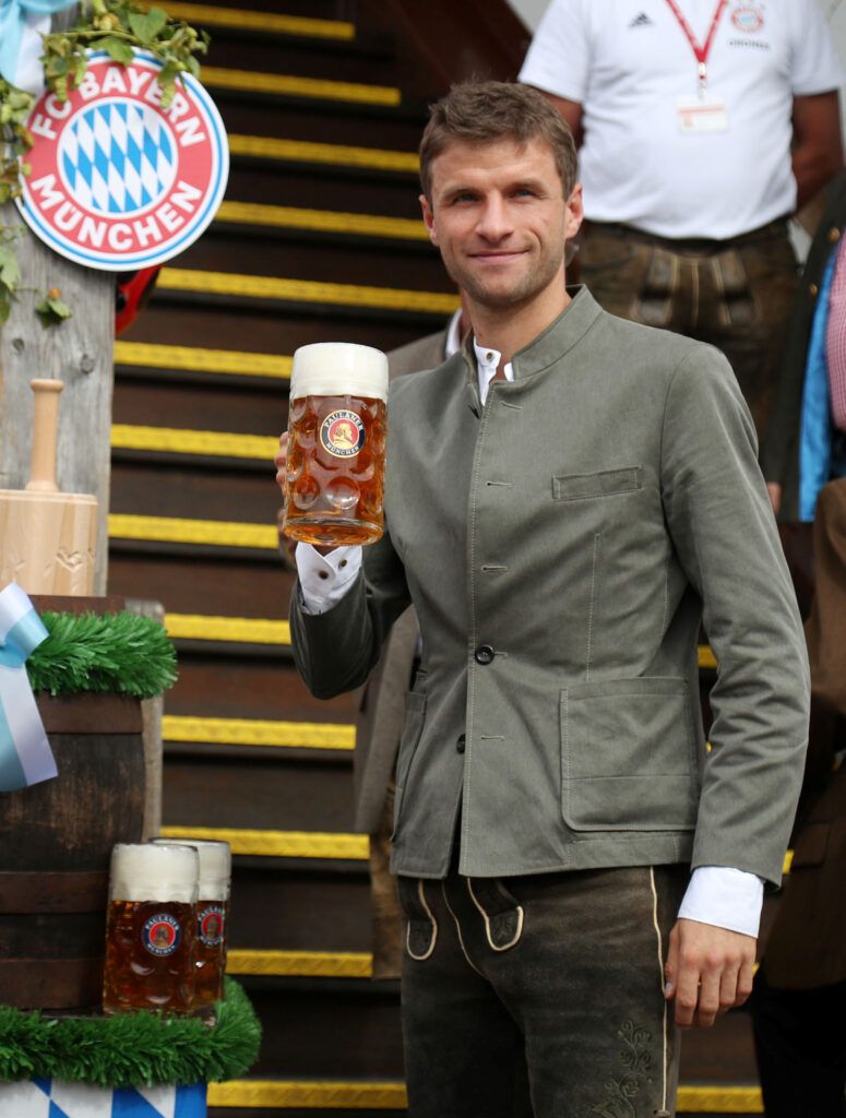 Muller during Oktoberfest.