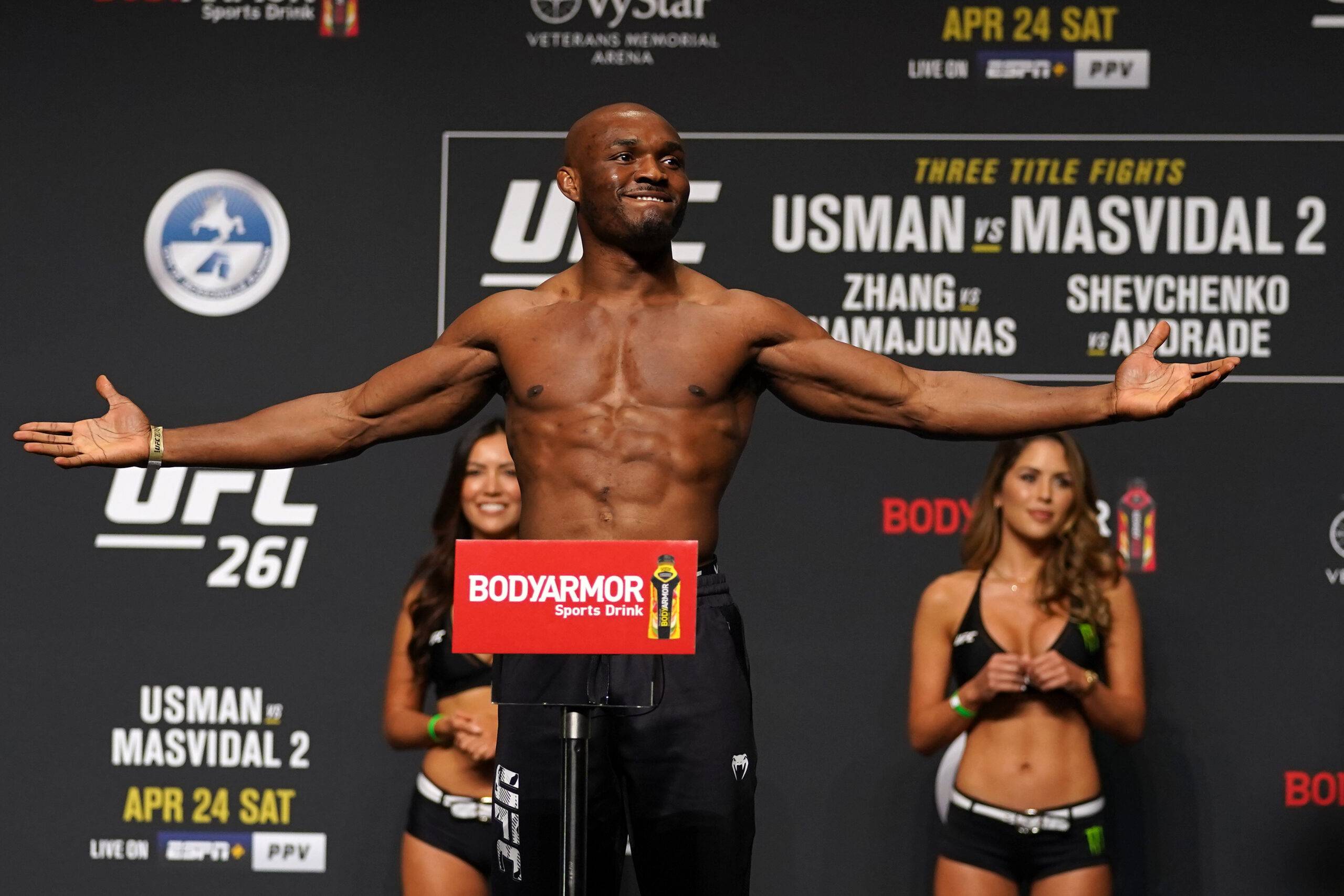 Kamaru Usman is on his way to becoming the greatest MMA fighter of all time, according to Dana White