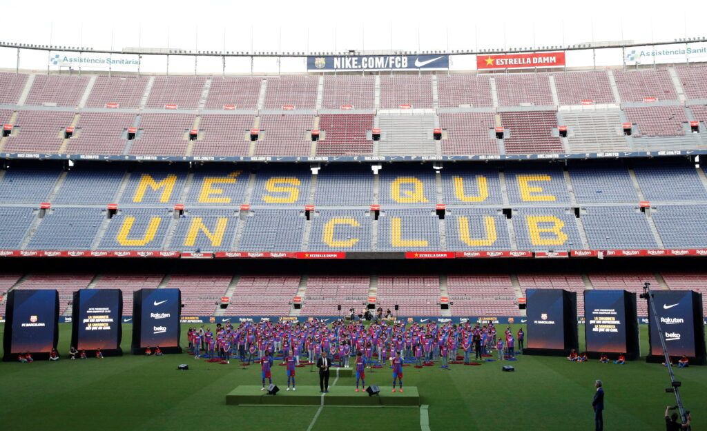 Barcelona's Camp Nou stadium.