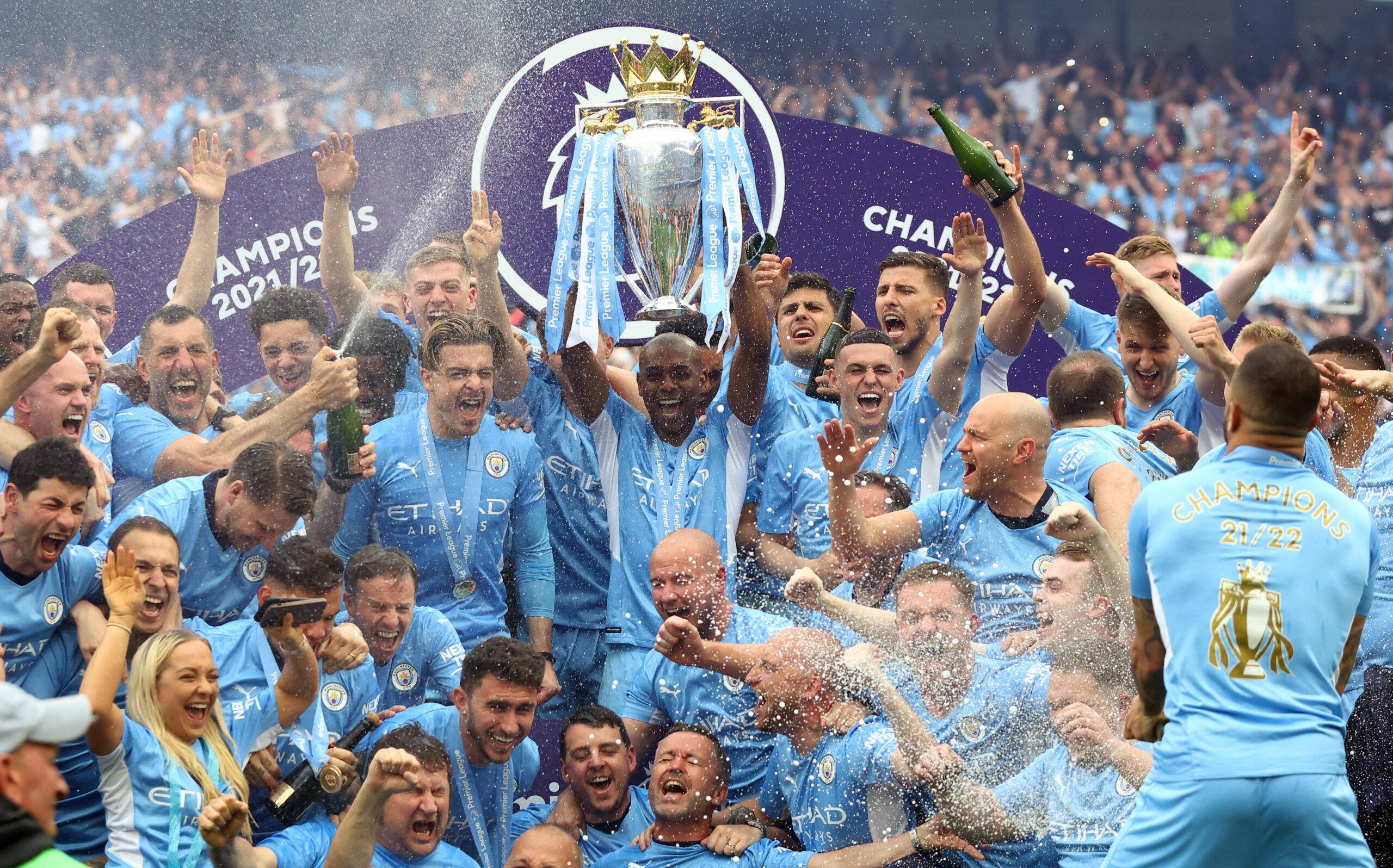 Man City win the Premier League.
