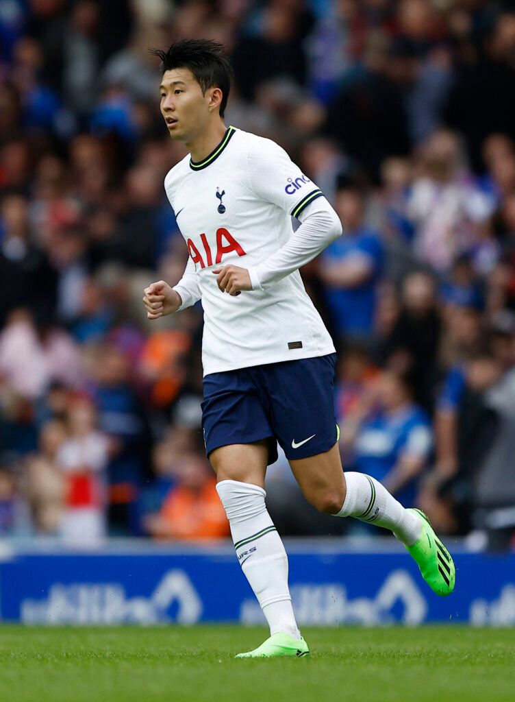 Tottenham's Son in pre-season.