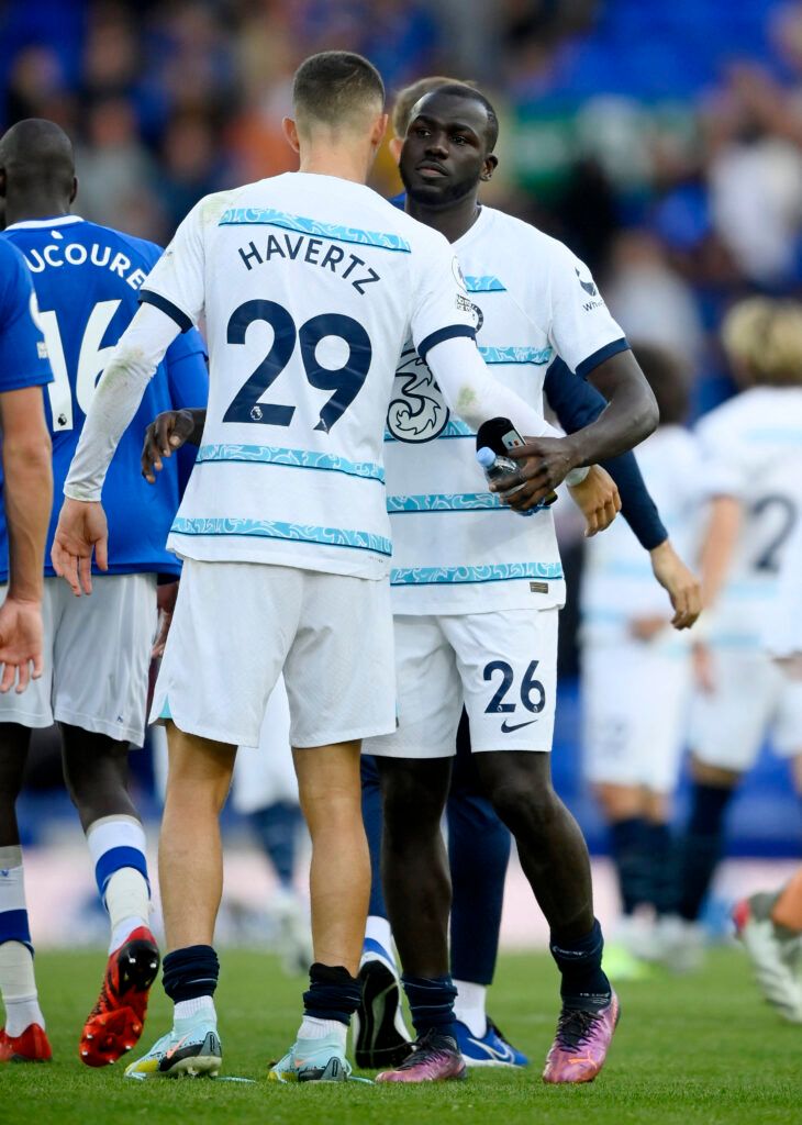 Koulibaly on his Chelsea debut.