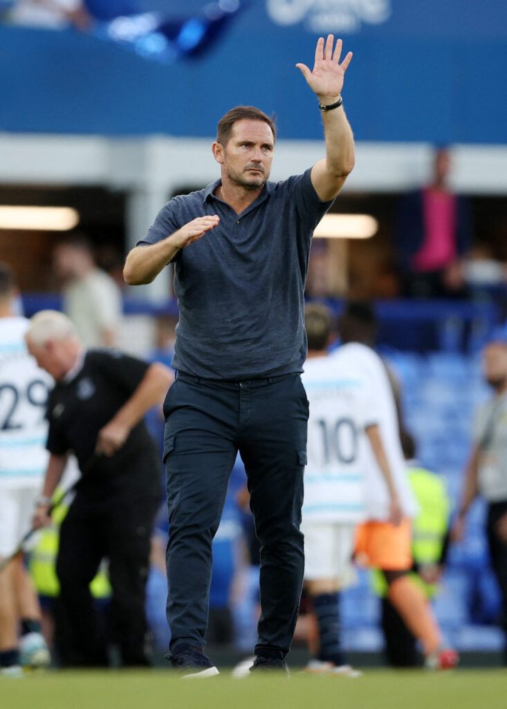 Everton's Lampard in the Chelsea defeat.