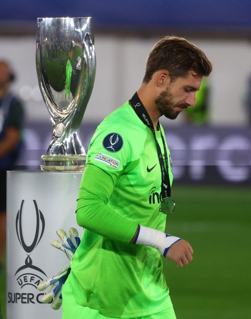 Trapp in the UEFA Super Cup.