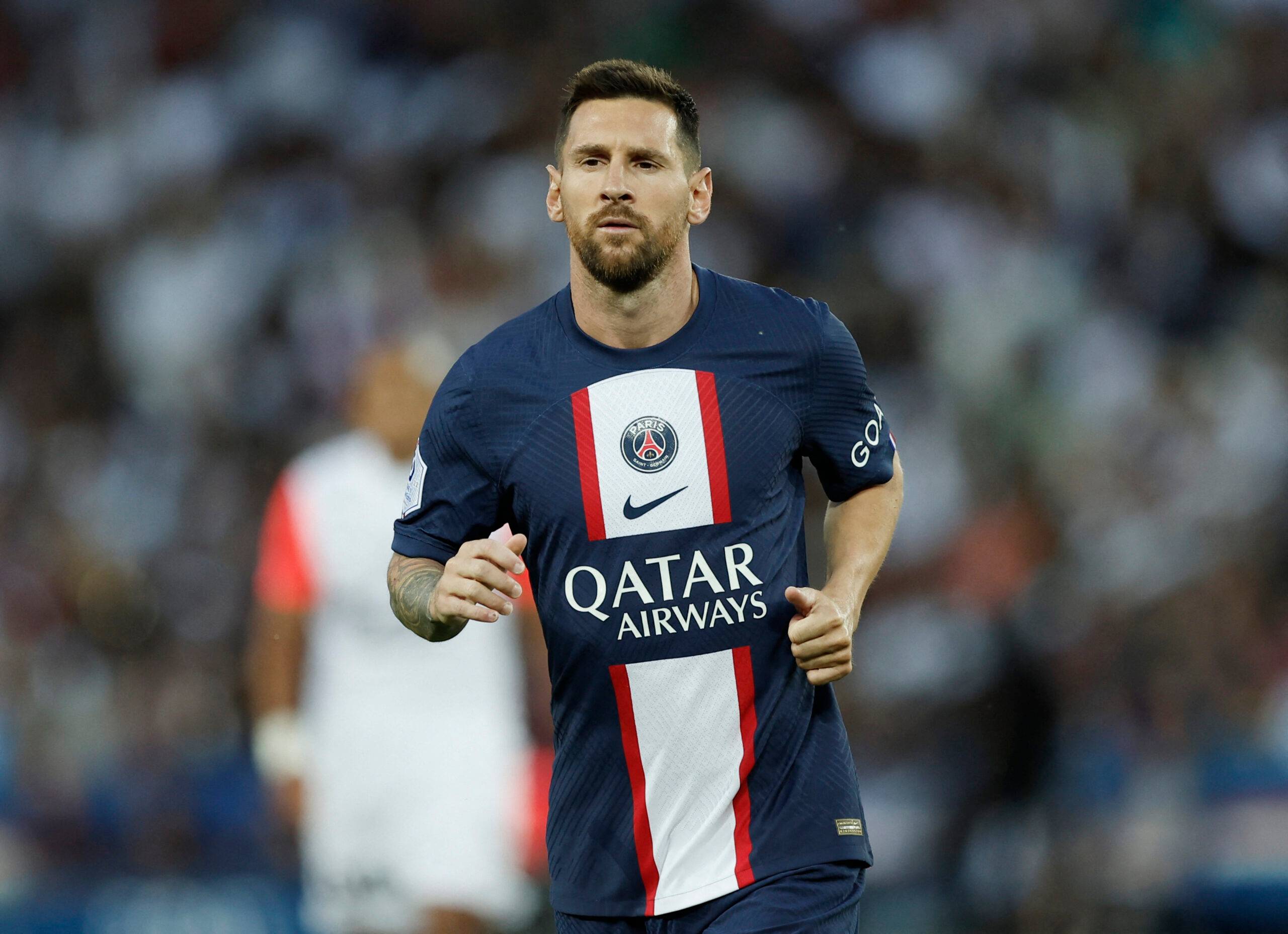 Messi in action for PSG.